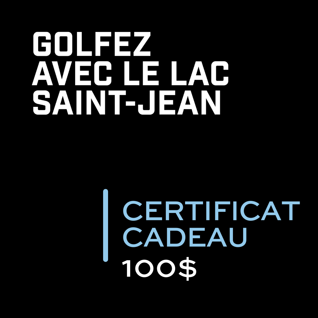 Golf Saint Prime Certificat cadeau 100$