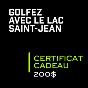 Golf Saint Prime Certificat cadeau 200$
