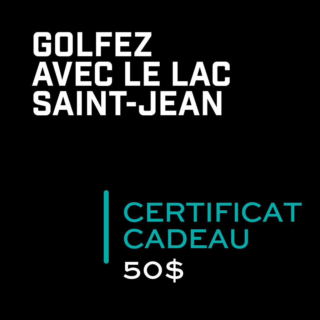 Golf Saint Prime Certificat cadeau 50$